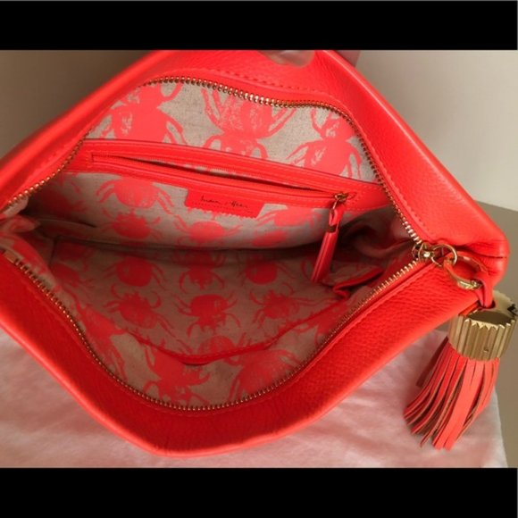 NWT! India Hicks Carmen Clutch in Flamingo